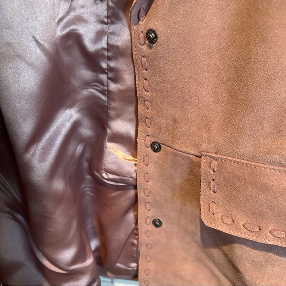 We The Free X Free People High Tide 100% Suede Blazer Pink  $398 Small - Picture 9 of 13